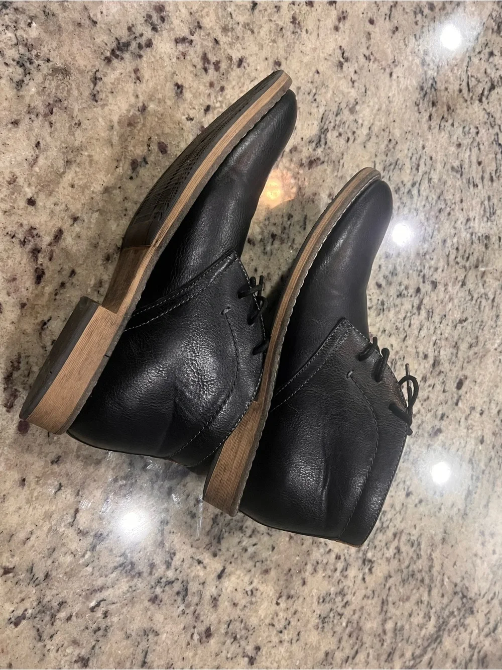 Sonoma Black Men’s Lace-Up Chukka Boots